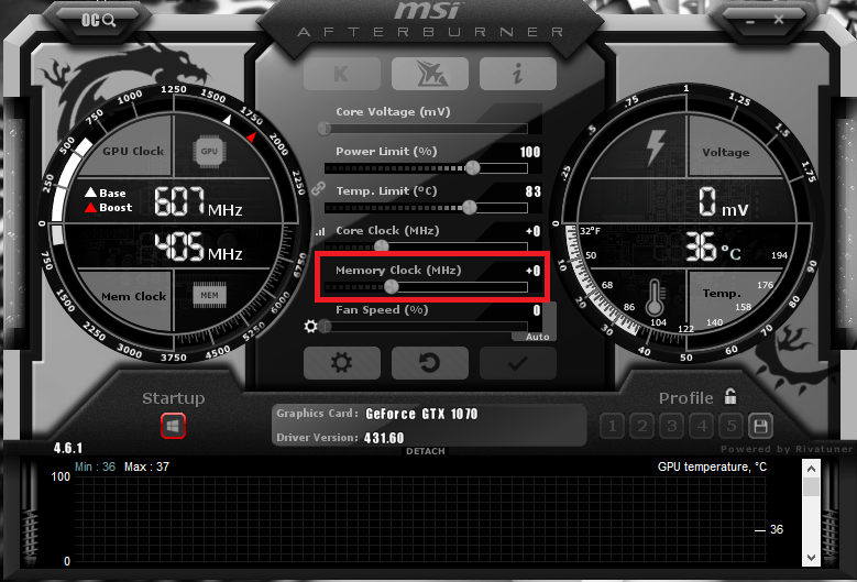 Overclock on sale rtx 2060