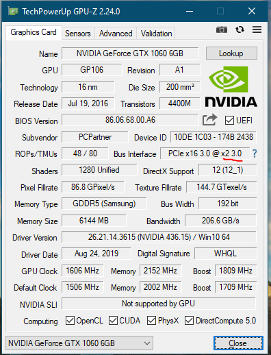 Pci express hot sale 3.0 x2