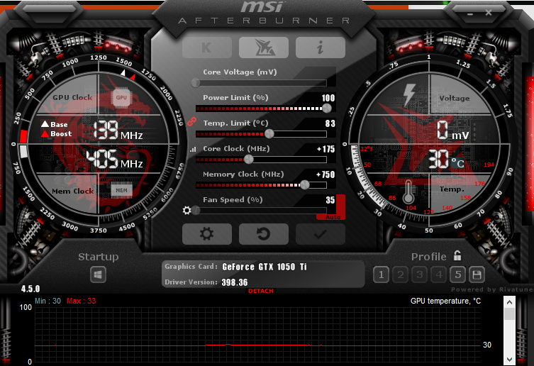 Guidance on GTX 1050 TI recommended overclock Tom s Hardware Forum