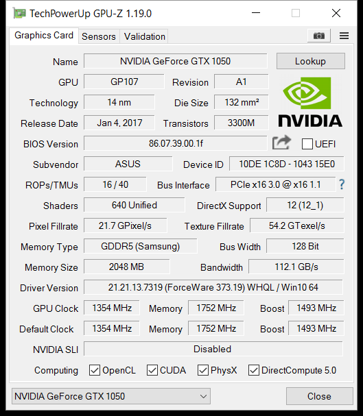 GTX 1050 desktop vs laptop version Tom s Hardware Forum