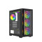 Ant Esports SX7 Mid Tower Gaming Cabinet - Black