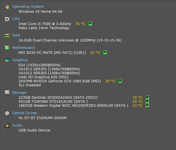 I5 7500 gtx online 1060 6gb