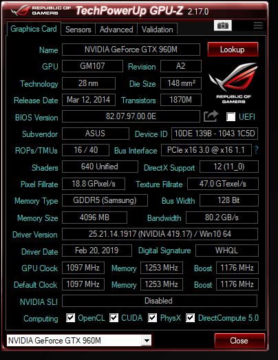 Ge hot sale force 960m