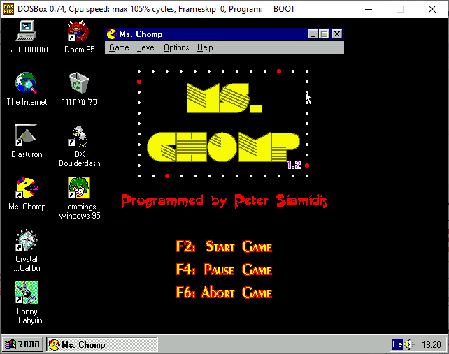 Ms-Chomp-on-a-Dosbox-X-with-Windows-95.png