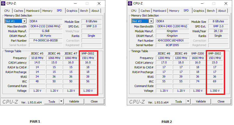 SOLVED] - XMP compatibility of different CAS RAM | Tom's Hardware 